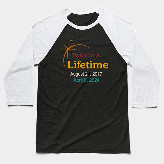 Twice In A Lifetime Baseball T-Shirt by CikoChalk